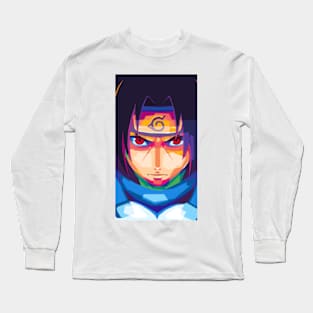 Uchiha itachi wpap pop art Long Sleeve T-Shirt